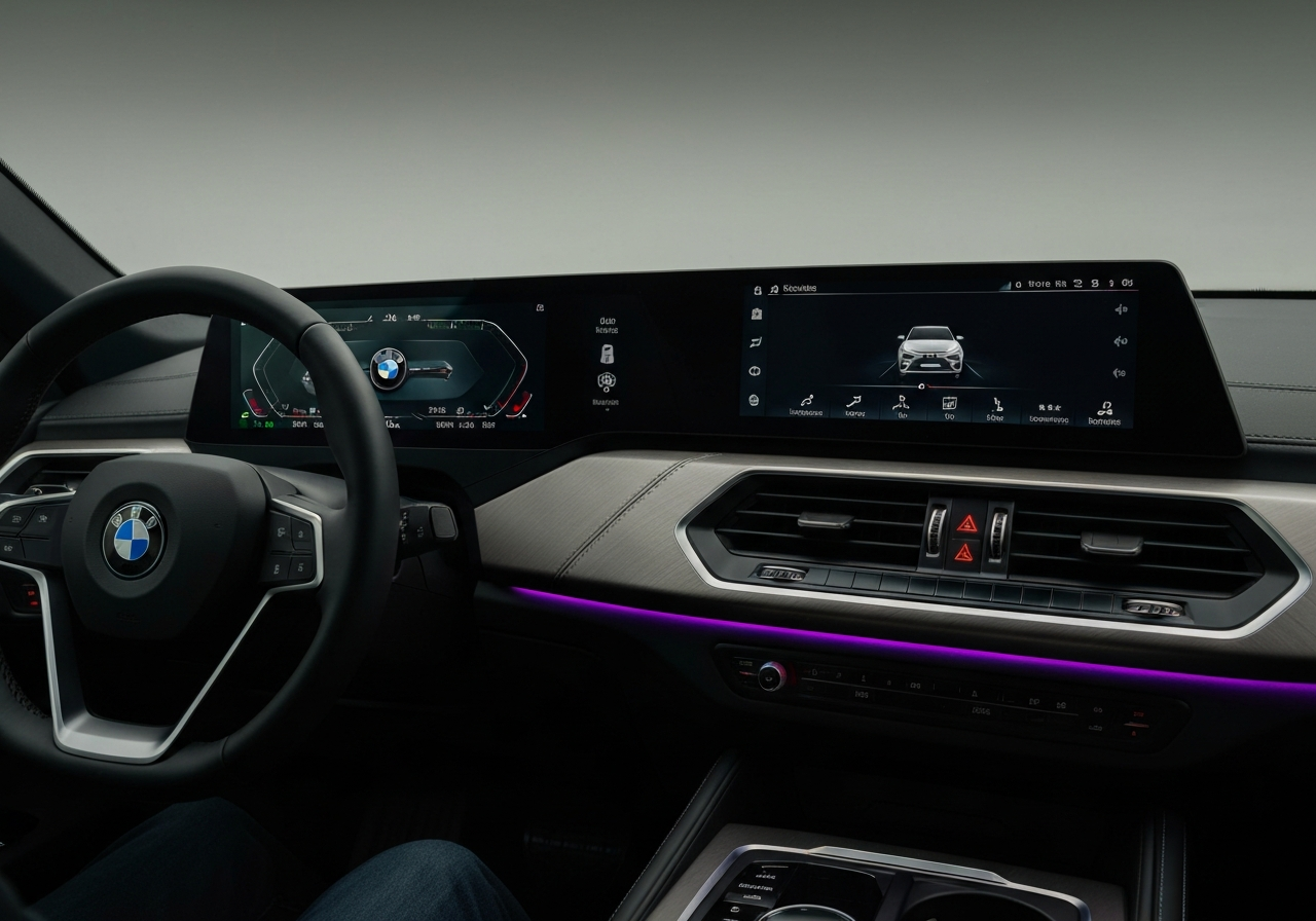 2025 BMW iX digital dashboard
